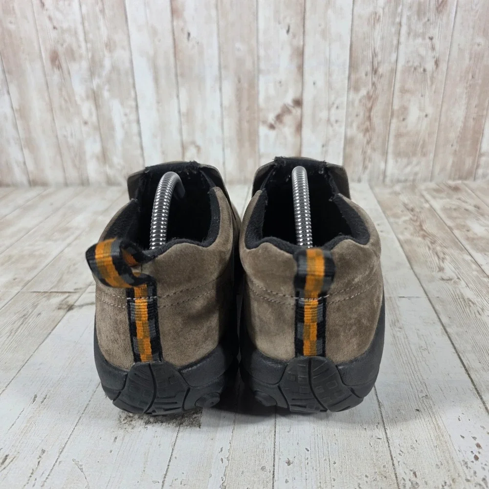 Merrell Jungle Moc Gunsmoke Brown Suede Slip On Hiking‎ Shoes Mens 9.5 J60788